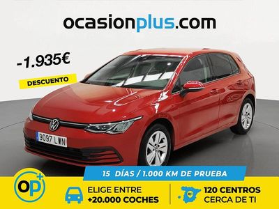 Usado VW Golf VIII Life 110 CV (80 kW) 2022 Rojo