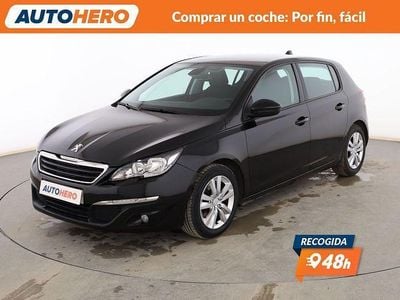 Usado Peugeot 308 Active 125 CV (91 kW) 2014 Negro Berlina