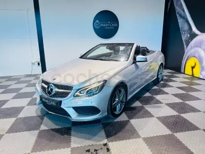 Usado Mercedes E220 Avantgarde 170 CV (125 kW) 2013 Gris / plata Descapotable