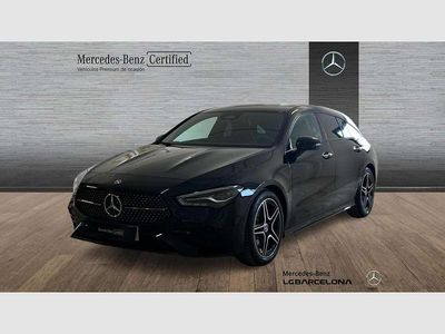 Negro Usado 2024 Mercedes CLA200 Shooting Brake AMG line Familiar | 38.500 € (Precio justo)