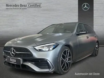 Usado Mercedes C220 AMG line 203 CV (149 kW) 2023 Gris Familiar