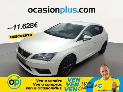 Usado Seat Leon Style 116 CV (85 kW) 2019 Blanco Utilitario