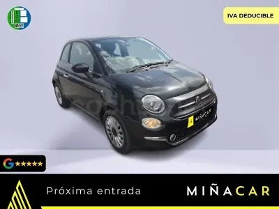 Usado Fiat 500 70 CV (51 kW) 2024 Negro Berlina
