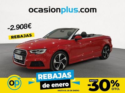 Rojo Usado 2019 Audi A3 Cabriolet S-Line Descapotable | 31.990 €