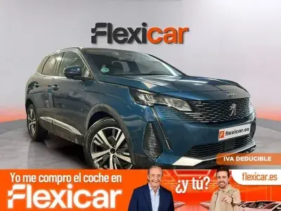 Usado Peugeot 3008 Active 130 CV (95 kW) 2021 Azul SUV