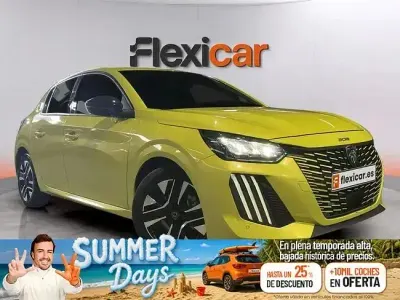 Usado Peugeot 208 Allure 100 CV (73 kW) 2025 Amarillo Utilitario