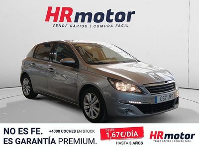 Usado Peugeot 308 Style 110 CV (80 kW) 2016 Gris Berlina
