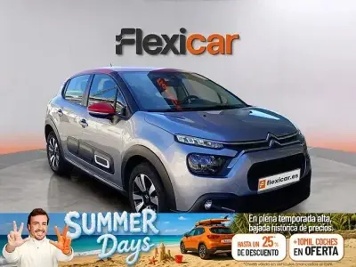 Usado Citroën C3 Feel 83 CV (61 kW) 2022 Gris Utilitario