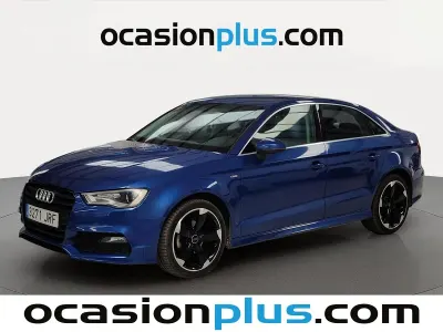 Usado Audi A3 S-Line 110 CV (80 kW) 2016 Azul Berlina