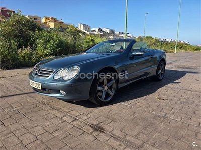 Usado Mercedes SL500 306 CV (225 kW) 2003 Verde Descapotable