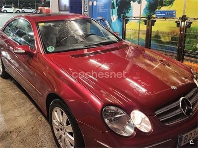 Usado Mercedes CLK200 Elegance 163 CV (119 kW) 2007 Rojo Coupe