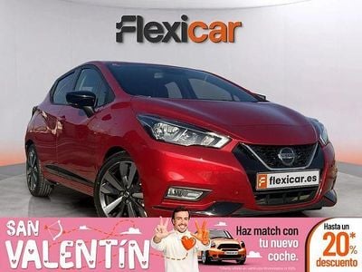 Usado Nissan Micra N-Connecta 100 CV (73 kW) 2019 Rojo Berlina