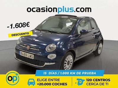 Usado Fiat 500 Dolcevita 70 CV (51 kW) 2022 Azul Descapotable