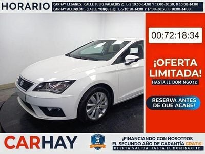 Usado Seat Leon Reference 111 CV (81 kW) 2018 Blanco Berlina