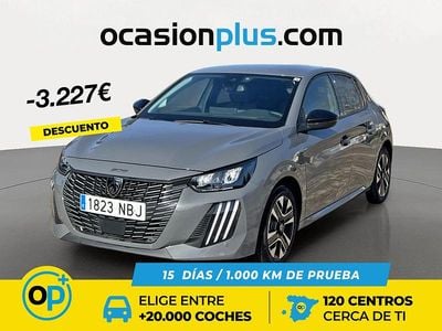 Usado Peugeot 208 Allure 100 CV (73 kW) 2025 Gris Utilitario