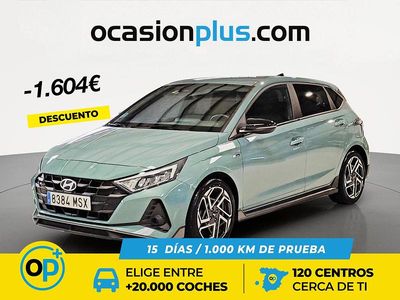 Usado Hyundai i20 N Line 79 CV (58 kW) 2024 Verde Utilitario