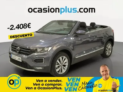 Usado VW T-Roc Style 150 CV (110 kW) 2021 Gris SUV