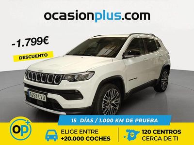 Usado Jeep Compass Limited 130 CV (95 kW) 2021 Blanco SUV