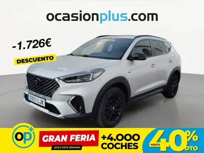 Usado Hyundai Tucson N Line 132 CV (97 kW) 2020 Gris SUV