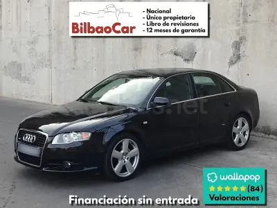 Usado Audi A4 S-Line 140 CV (102 kW) 2005 Negro Berlina