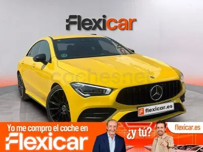 Usado Mercedes CLA200 150 CV (110 kW) 2019 Amarillo Coupe