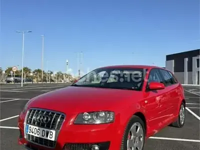 Usado Audi A3 Sportback Ambition 250 CV (183 kW) 2006 Rojo Utilitario