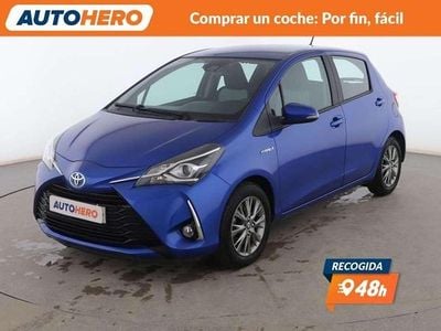 Usado Toyota Yaris Hybrid Active 100 CV (73 kW) 2017 Azul Berlina