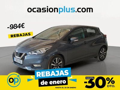 Gris Usado 2017 Nissan Micra Acenta Berlina | 10.050 € (Precio justo)