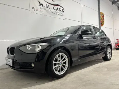 Usado BMW 116 116 CV (85 kW) 2015 Negro Utilitario