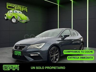 Usado Seat Leon FR 190 CV (139 kW) 2019 Gris / plata Berlina