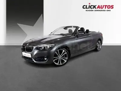 Usado BMW 220 184 CV (135 kW) 2021 Gris / plata Descapotable