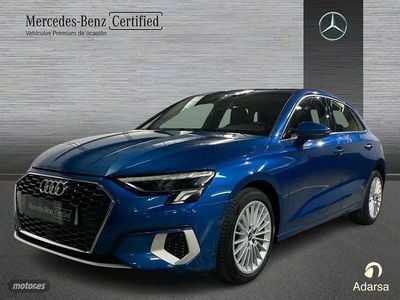 Azul Usado 2021 Audi A3 Advanced Plus Berlina | 23.900 € (Precio justo)
