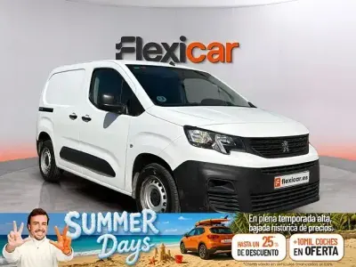 Usado Peugeot Partner S 102 CV (75 kW) 2021 Blanco Monovolumen