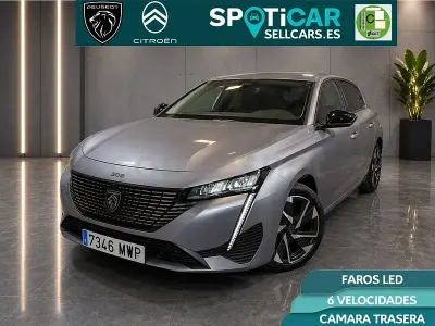 Usado Peugeot 308 Allure 130 CV (95 kW) 2024 Gris / plata Berlina