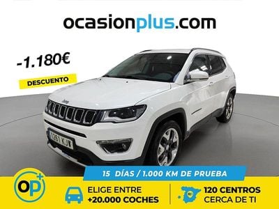 Blanco Usado 2018 Jeep Compass Limited SUV | 12.990 € (Precio justo)
