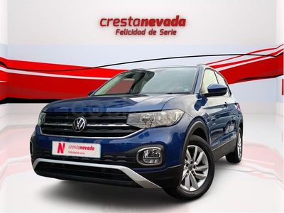 Usado VW T-Cross Advance 110 CV (80 kW) 2022 Azul SUV