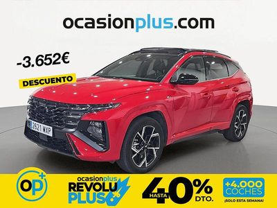Usado Hyundai Tucson N Line 215 CV (158 kW) 2024 Rojo SUV