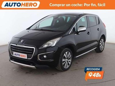 Usado Peugeot 3008 Style 121 CV (88 kW) 2015 Negro Berlina