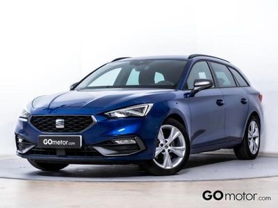 Usado Seat Leon FR 150 CV (110 kW) 2020 Azul Utilitario