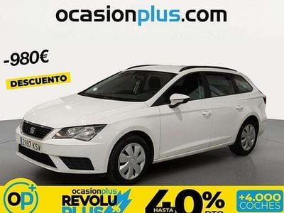 Usado Seat Leon ST Reference 116 CV (85 kW) 2019 Blanco Familiar