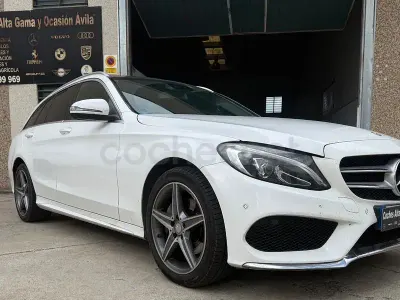 Usado Mercedes C220 170 CV (125 kW) 2017 Blanco Familiar