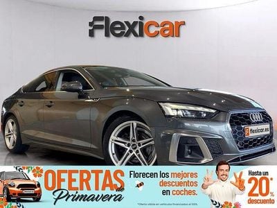 Usado Audi A5 Sportback 163 CV (119 kW) 2021 Gris Utilitario