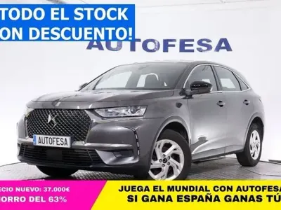 Usado DS Automobiles DS7 Crossback So Chic 131 CV (96 kW) 2019 Gris / plata SUV