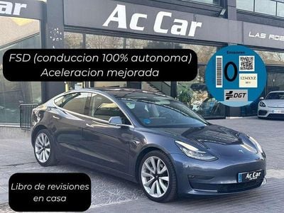 Usado Tesla Model 3 253 kW (344 CV) 2019 Gris Berlina