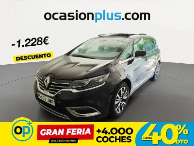 Usado Renault Espace Initiale Paris 160 CV (117 kW) 2016 Negro Monovolumen