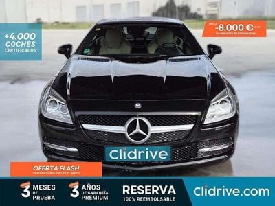 Usado Mercedes SLK250 204 CV (150 kW) 2013 Negro Descapotable
