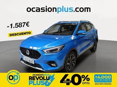 Usado MG ZS Luxury 111 CV (81 kW) 2023 Azul SUV