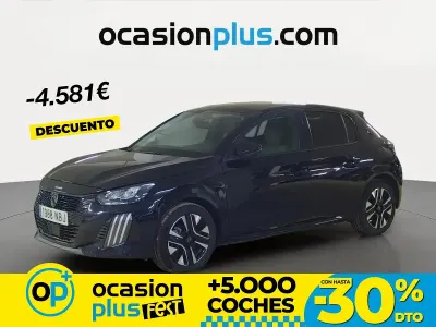 Usado Peugeot 208 Allure 100 CV (73 kW) 2025 Negro Utilitario