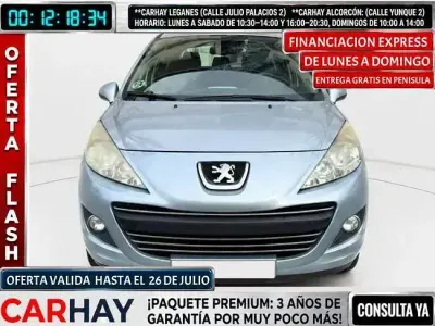 Usado Peugeot 207 92 CV (67 kW) 2010 Azul Utilitario