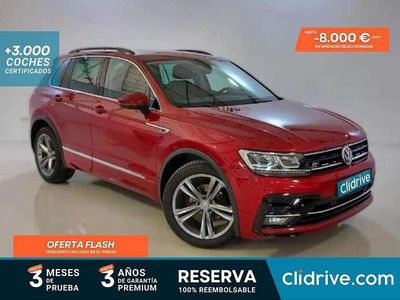 Käytetty VW Tiguan 125 HP (91 kW) 2018 Punainen Katumaasturi